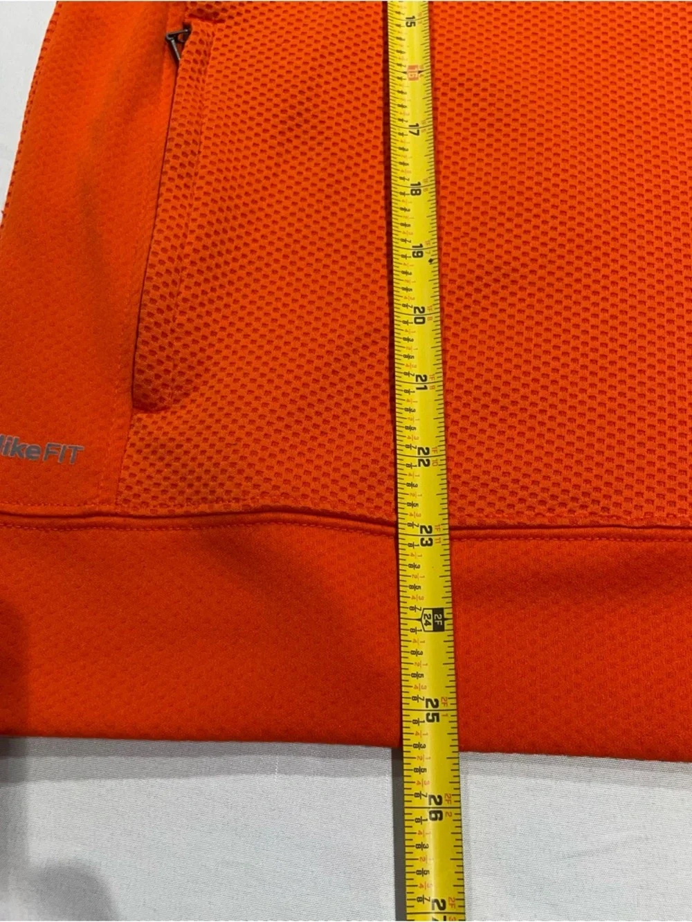 Nike Clemson Tigers Quarter Zip Pullover Orange Nike Fit Dry Youth Large 12-14‎